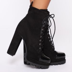 Platform Combat Boots
